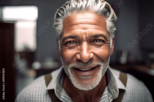 portrait of a senior man looking at camera