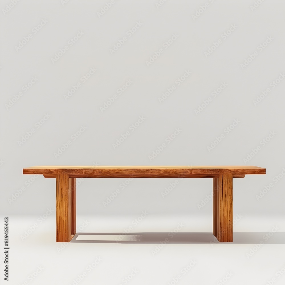 Streamlined Wooden Table Exuding Zen Design Serenity Streamlined Wooden Table Exuding Zen Design Serenity