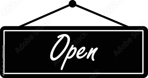 open sign cafe icon