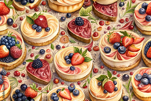 cheesecake bliss cheesecakes with fruit toppings and swirls