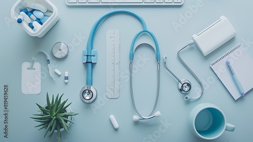 Modern Healthcare Medicine Concept in Web and Graphic Design Style
