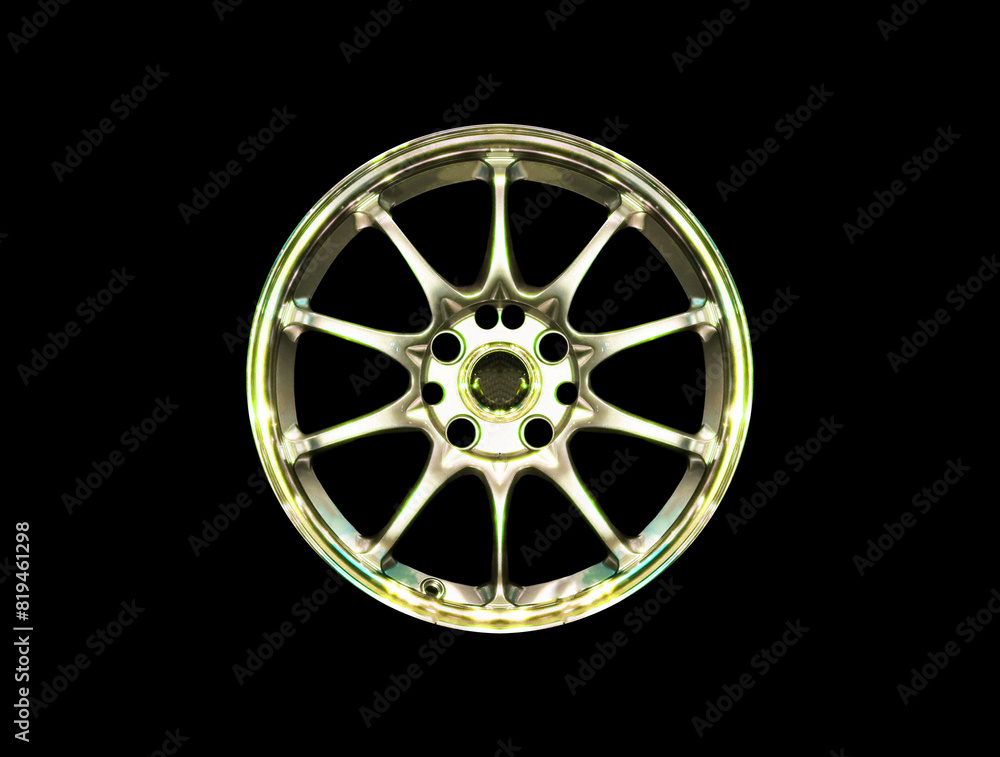Obraz premium Car Alloy Isolated legs white background cliping part