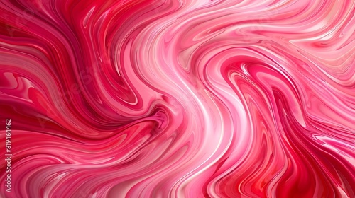 vibrant abstract swirling patterns in harmonious shades of red and pink abstract background