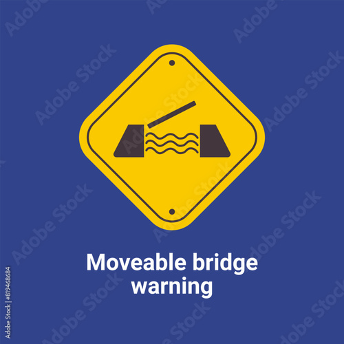 Warning Traffic Signs, Moveable bridge warning