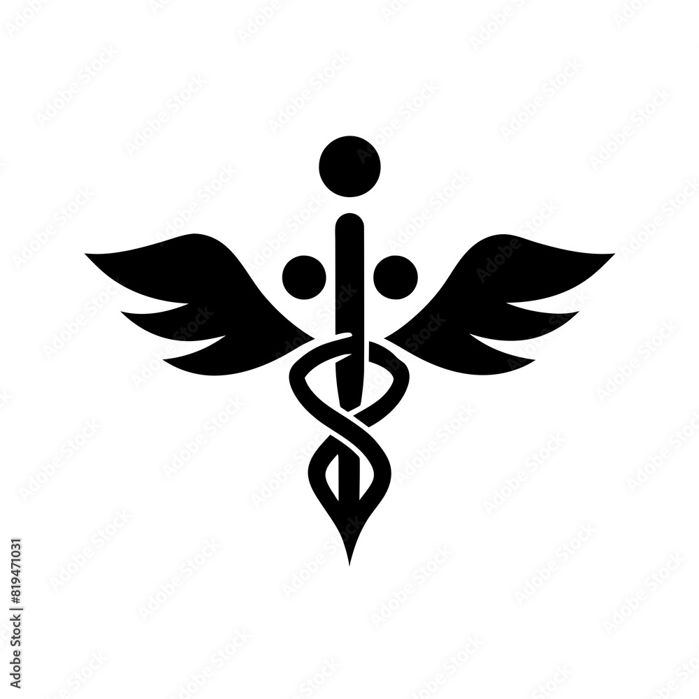 Medical logo design vector illustration.
Medical logo design vector illustration.