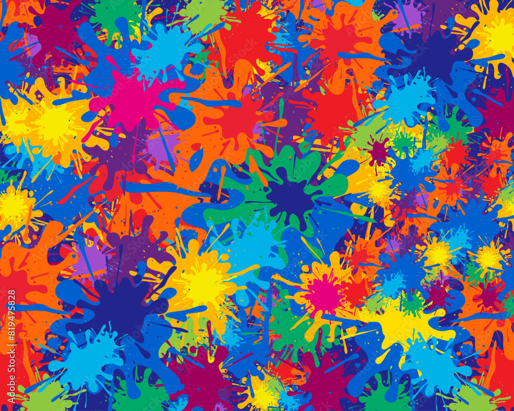 Abstract background. Full colours. Vector art. Splash Abstract background. Full colours. Vector art. Splash
