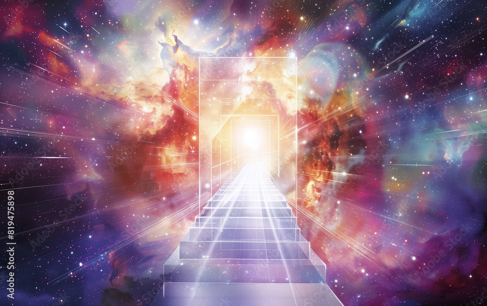 Galactic Gateway: A Journey Through Time and Energy in the Cosmic Labyrinth