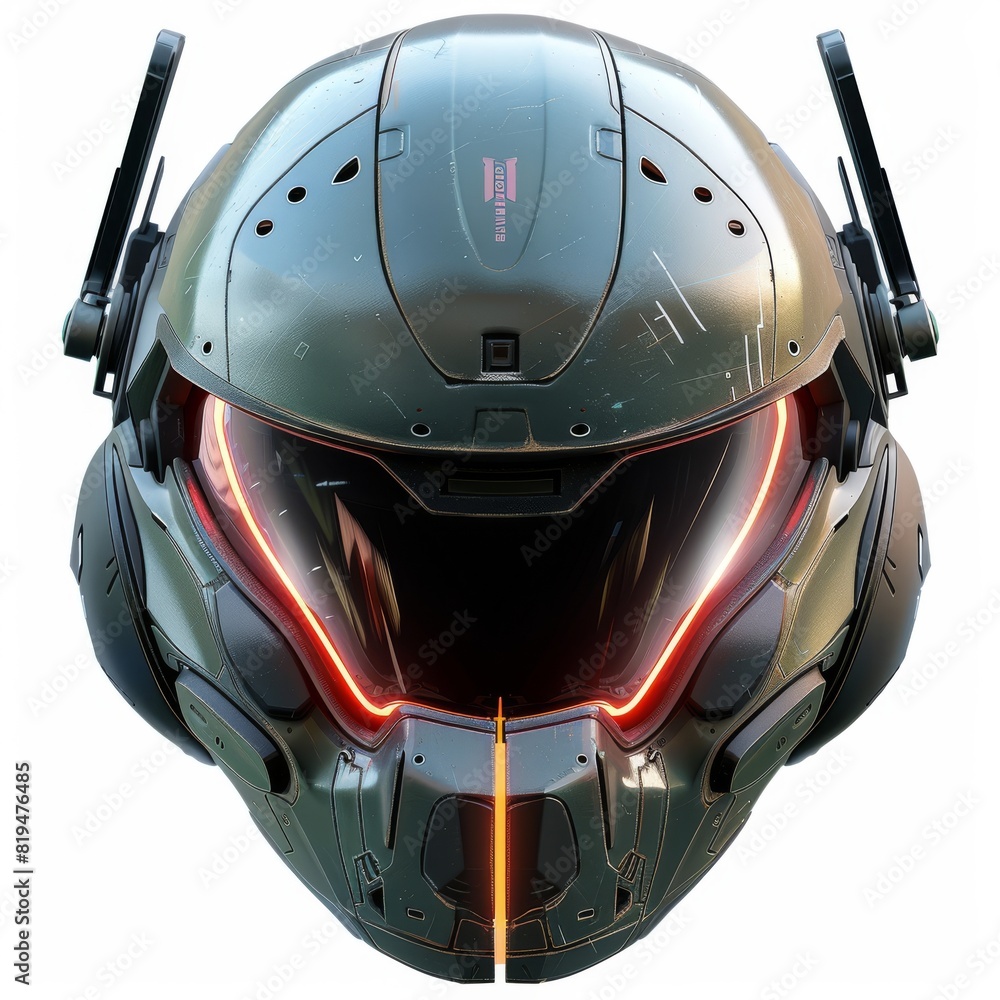 Fototapeta premium Advanced helmet with futuristic design