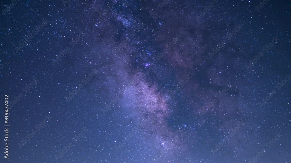 Perseid Meteor Shower and Milky Way Galaxy 50mm Southeast Sky Above Canyon Purple Time Lapse Perseid Meteor Shower and Milky Way Galaxy 50mm Southeast Sky Above Canyon Purple Time Lapse