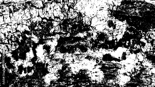 10-58. Wood Surface Texture Effect - Illustration Old Wood Black and White Vector Texture.	