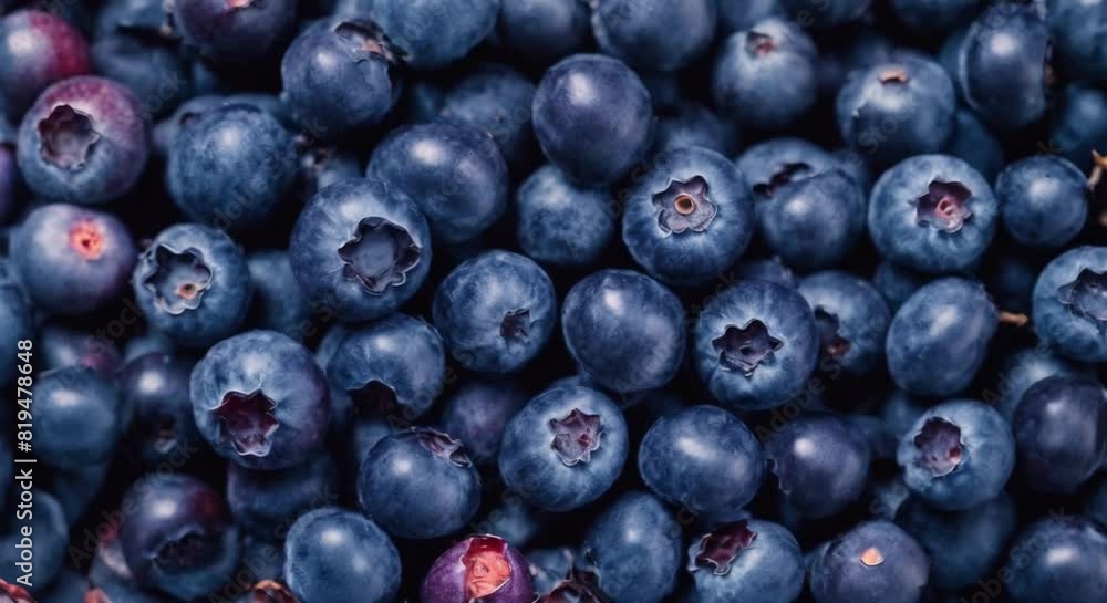 A Close-Up Look at Fresh Blueberries A Close-Up Look at Fresh Blueberries