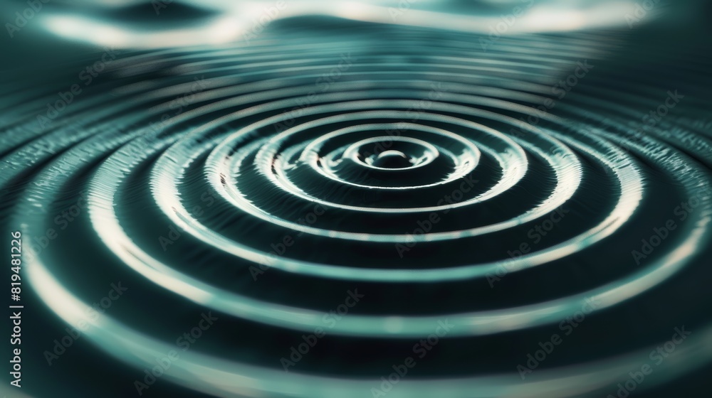 The image is a close-up of water ripples The image is a close-up of water ripples