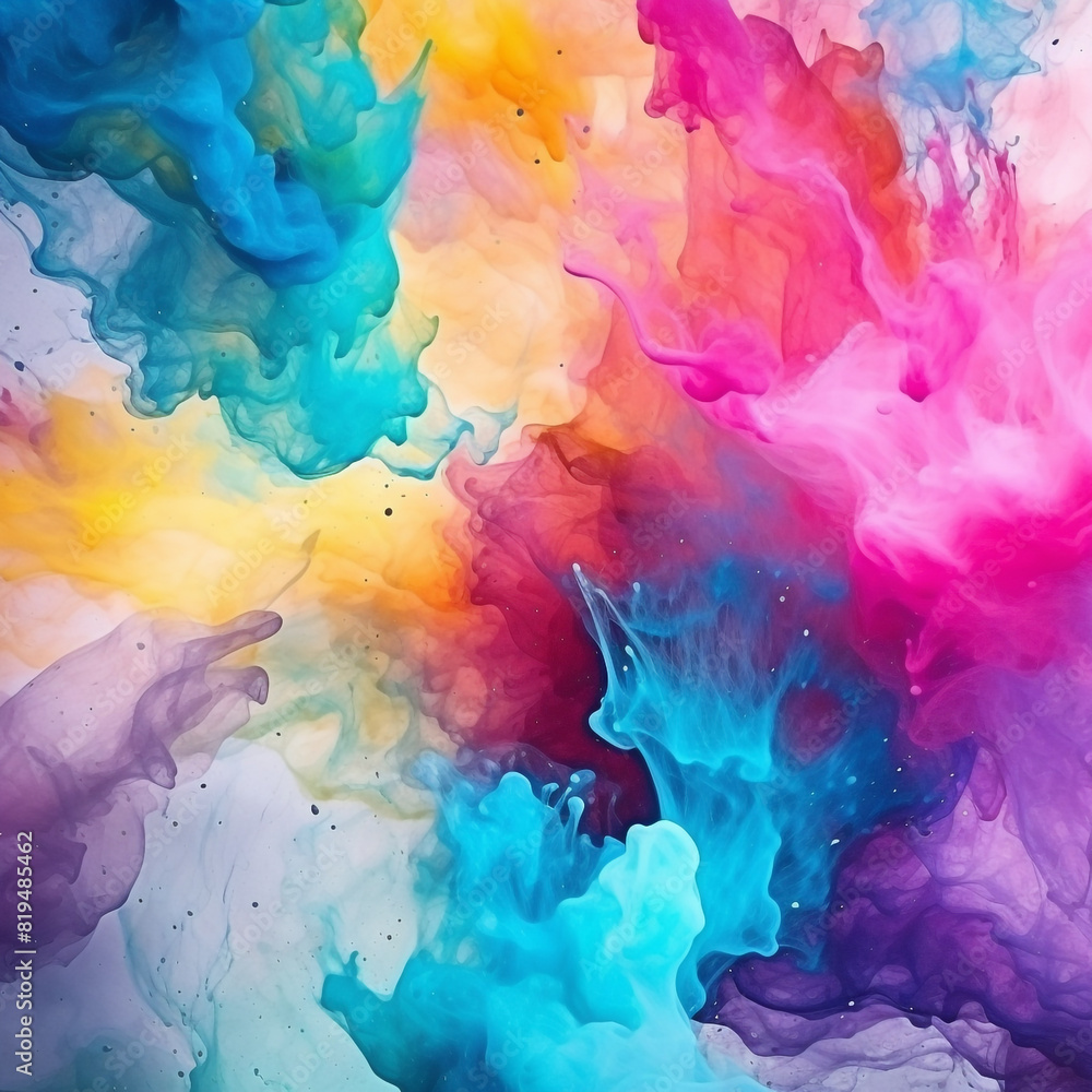 A Painting Watercolor Abstract Splash Background with artistic watercolor