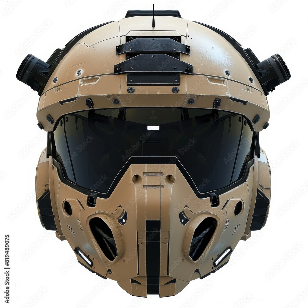 Advanced helmet with metal frame Advanced helmet with metal frame