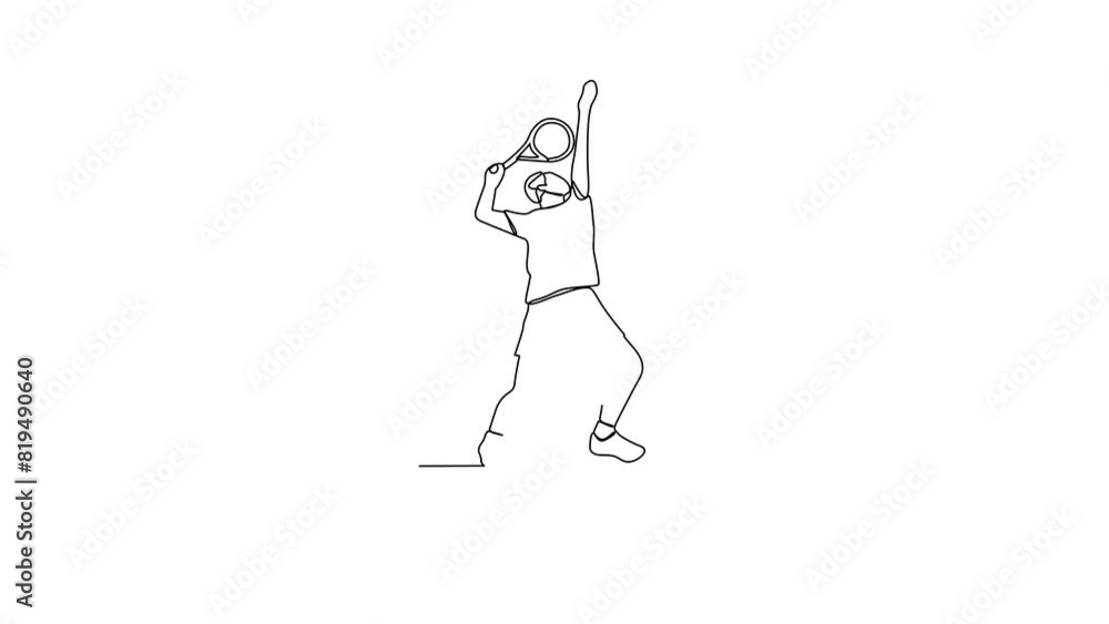Animated self drawing of Tennis sports video illustration. Tennis sports design in simple linear continuous style video concept. Sports themes design for your asset design video illustration. Animated self drawing of Tennis sports video illustration. Tennis sports design in simple linear continuous style video concept. Sports themes design for your asset design video illustration.