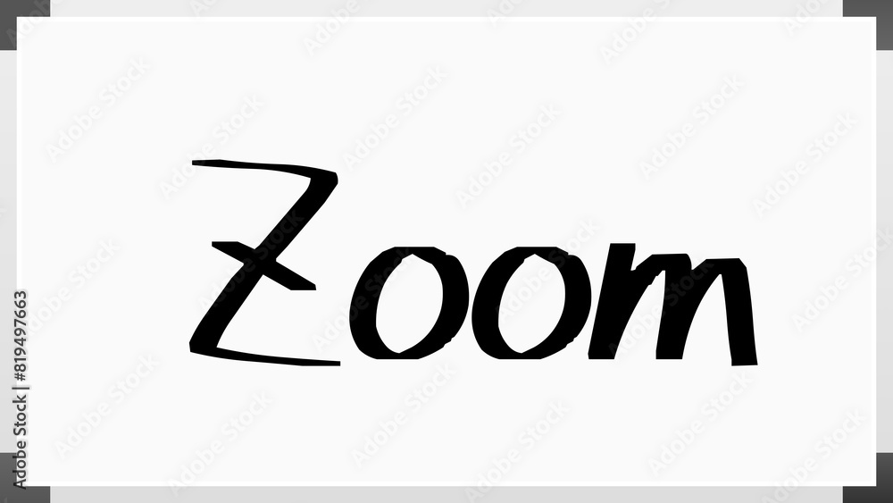 Zoom のホワイトボード風イラスト Zoom のホワイトボード風イラスト