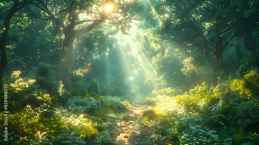 Amidst a dense thicket of emerald leaves Amidst a dense thicket of emerald leaves
