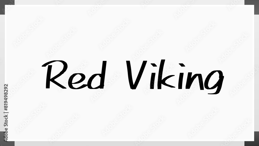 Red Viking のホワイトボード風イラスト