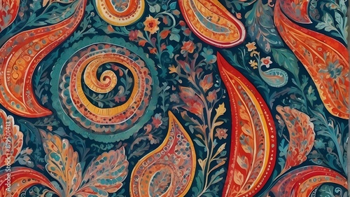 paisley background