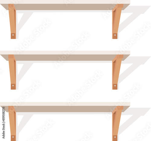 floating wall shelves with a minimalist design