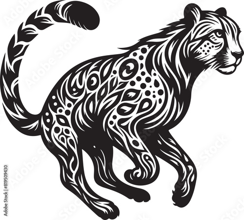 cheetah vector ilastration