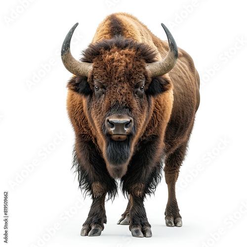 buffalo isolated on white background