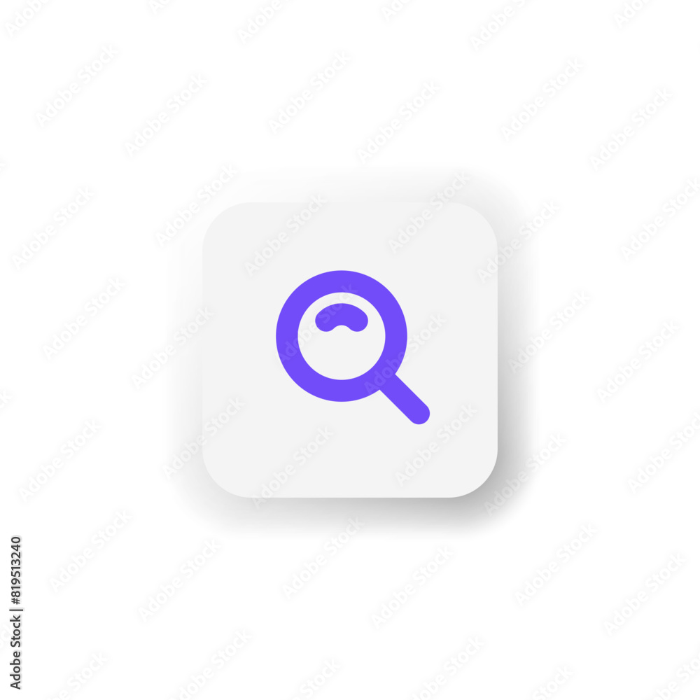 Neumorphic UI icon with bold outline style. Purple icon for web, apps, mobile, business Neumorphic UI icon with bold outline style. Purple icon for web, apps, mobile, business