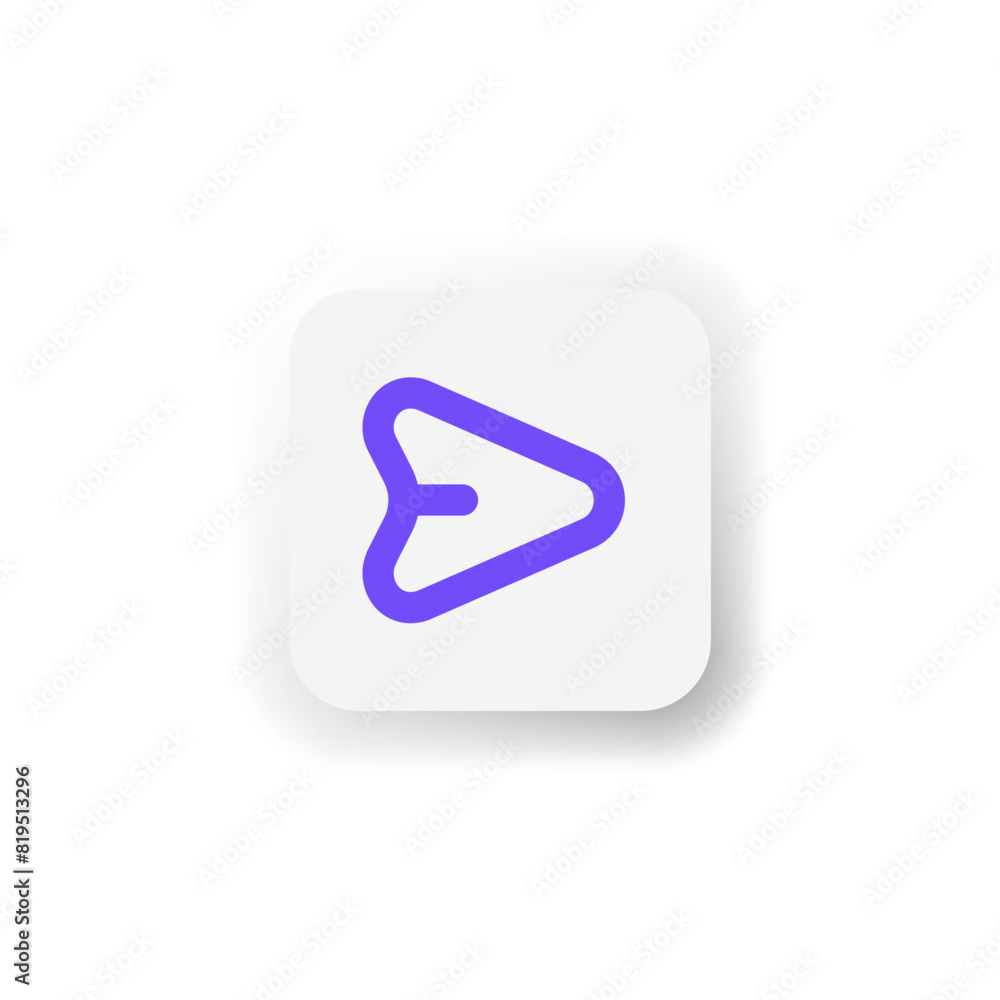 Neumorphic UI icon with bold outline style. Purple icon for web, apps, mobile, business Neumorphic UI icon with bold outline style. Purple icon for web, apps, mobile, business