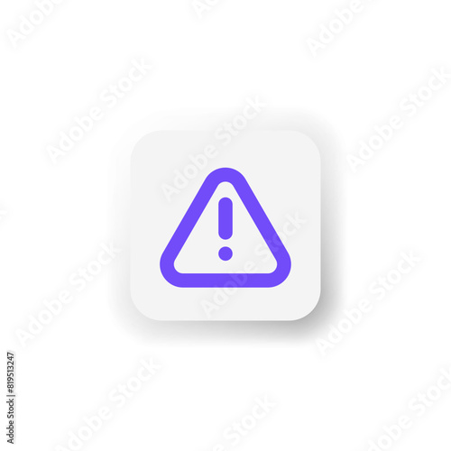 Free Download Neumorphic UI icon with bold outline style. Purple icon for web, apps, mobile, business - GFXLoad