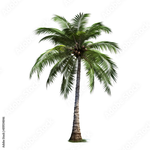 This is a photo of a realistic palm tree