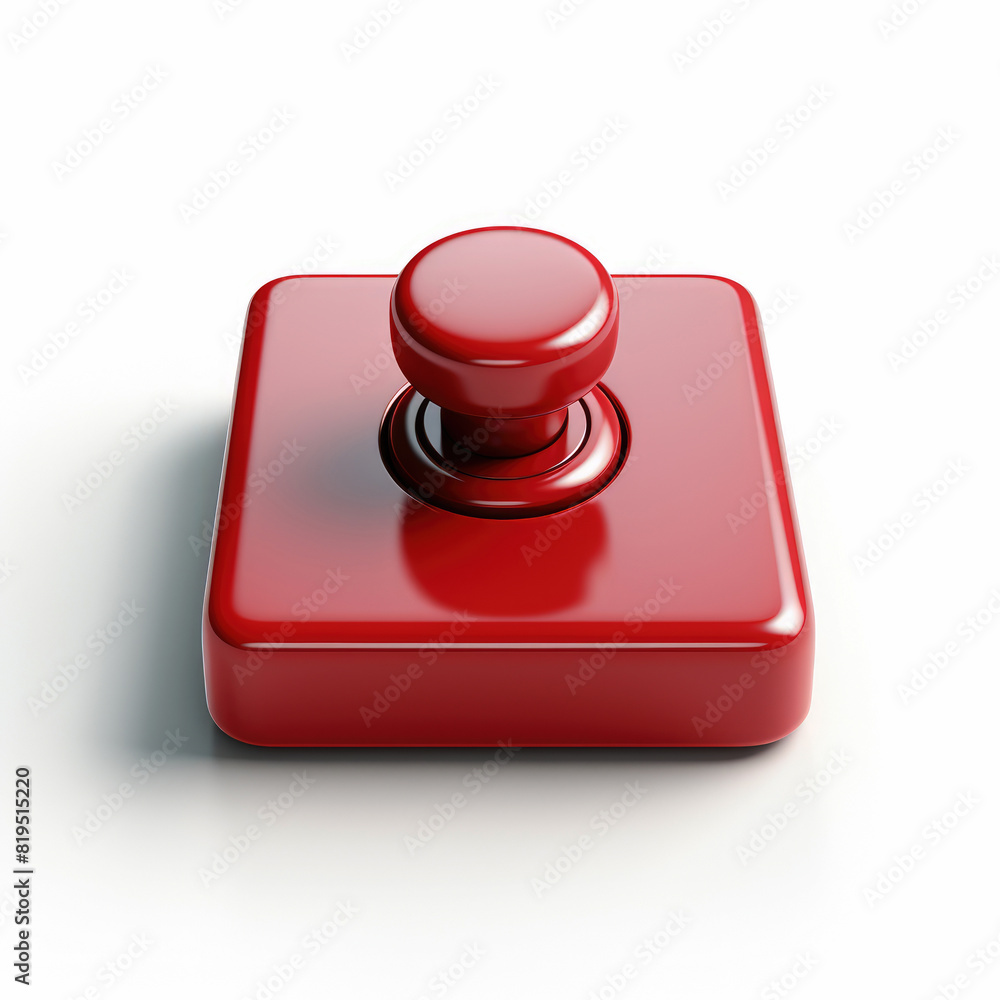 generated illustration emergency stop button generated illustration emergency stop button