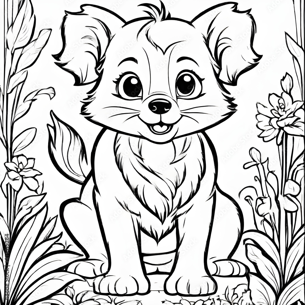 Obraz premium coloring book images for kids