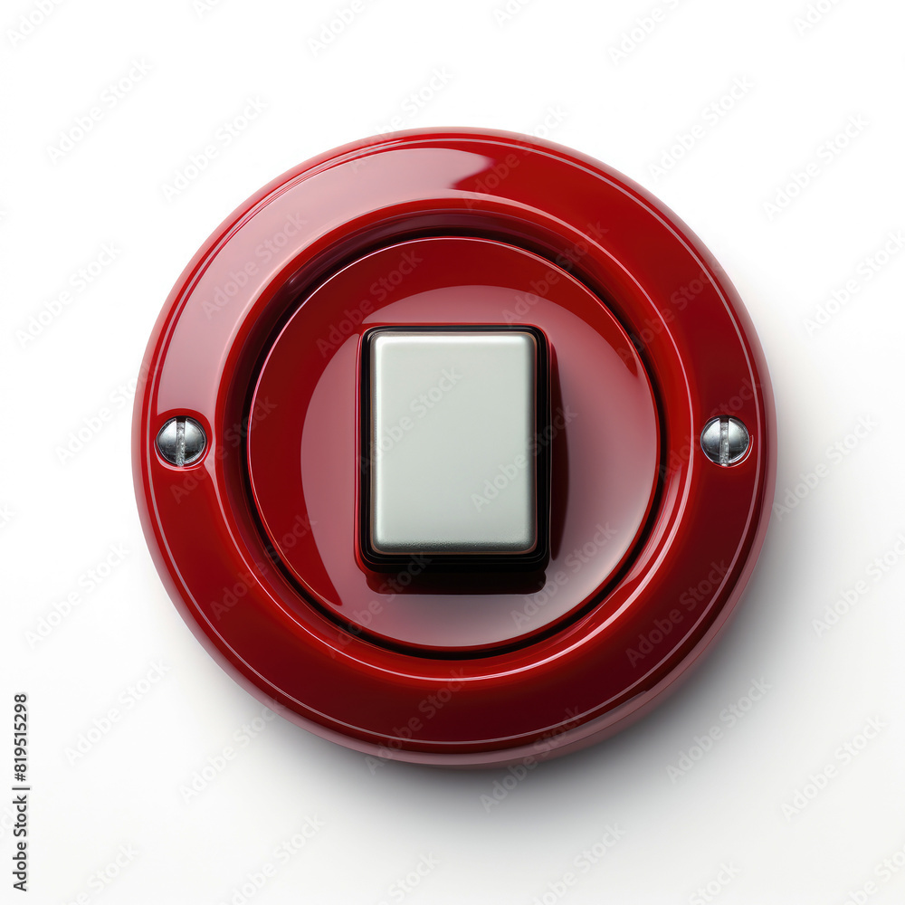 generated illustration emergency stop button generated illustration emergency stop button