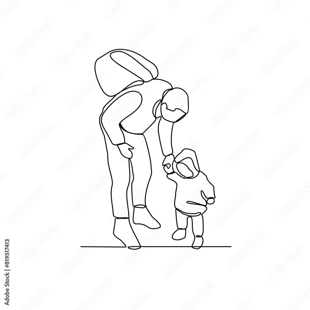 One continuous line drawing of It's summer holiday vector illustration. All about summer activity, things, transport, beach, food and games design in simple linear continuous style vector concept. One continuous line drawing of It's summer holiday vector illustration. All about summer activity, things, transport, beach, food and games design in simple linear continuous style vector concept.