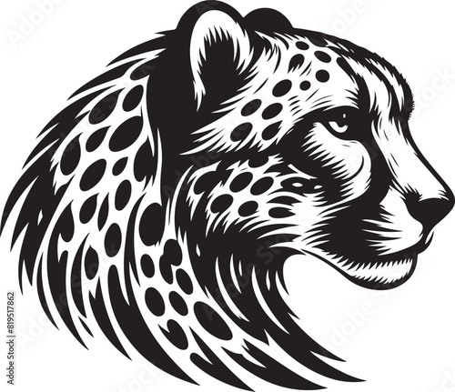 Wallpaper Mural cheetah vector ilastration Torontodigital.ca