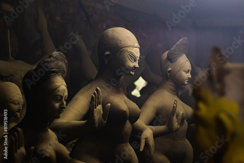Tableau sur toile idol of goddess durga during durga puja festival