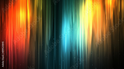 A colourful graph of verticle lines overlaying each other.