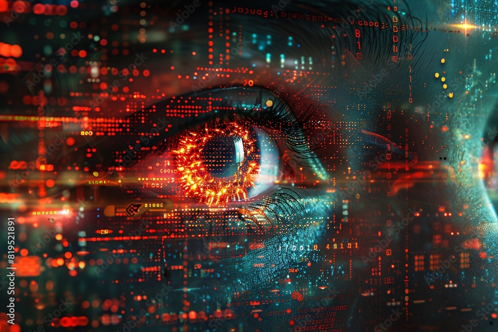 Generate an image that visually represents the process of syndrome decoding in post-quantum cryptography. Generate an image that visually represents the process of syndrome decoding in post-quantum cryptography.