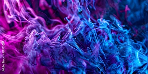 abstract art of colored liquid smoke in dynamic motion © Stefan Schurr