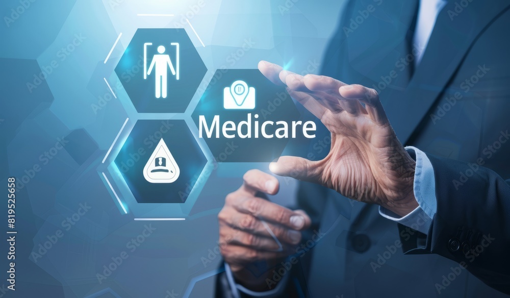 Medical and Health Care Concept, Medicare Medical and Health Care Concept, Medicare