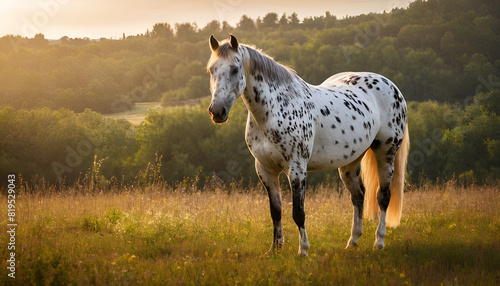 appaloosa horse in the field