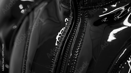 Explore the sleek and futuristic aesthetic of latex bodysuits