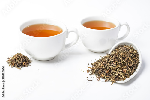 Two Cups of Tea with Loose Leaf Tea