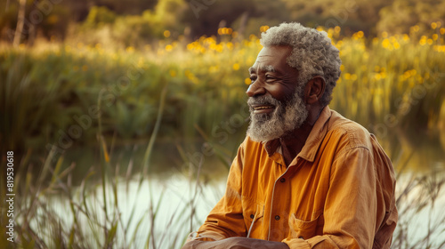 portrait of a person in a park