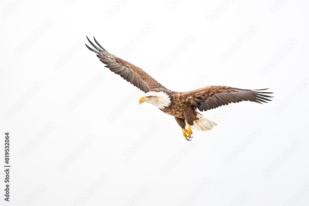 Obraz premium Majestic Bald Eagle in Flight