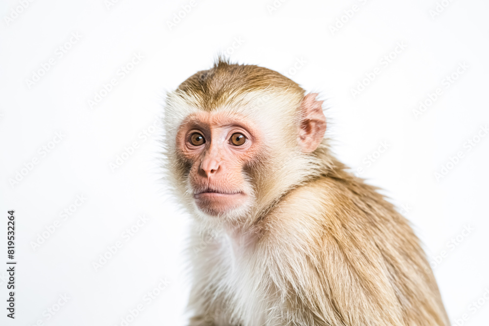 Closeup of a baby monkey's face Closeup of a baby monkey's face
