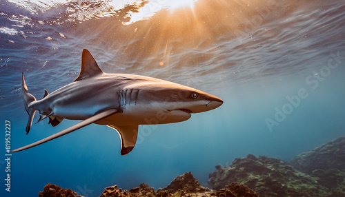 squalo sott'acqua mare oceano pericolo 