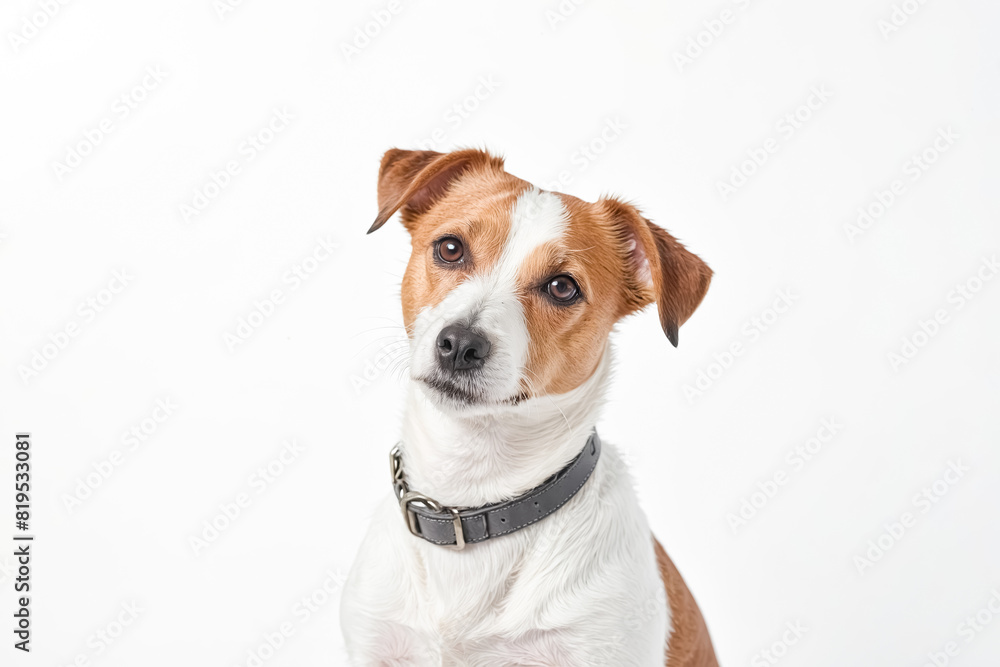 Portrait of a Jack Russell Terrier with a Curious Expression Portrait of a Jack Russell Terrier with a Curious Expression