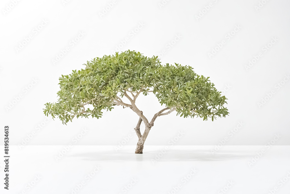 Obraz premium Small Tree on White Background