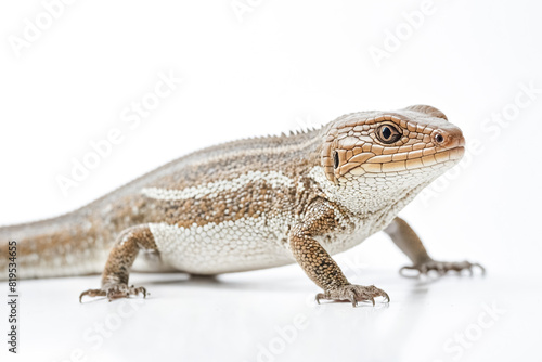 Lizard on a White Background
